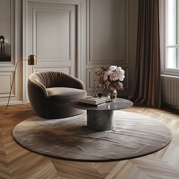 Tapis rond 300 cm : élégance et confort maximisés